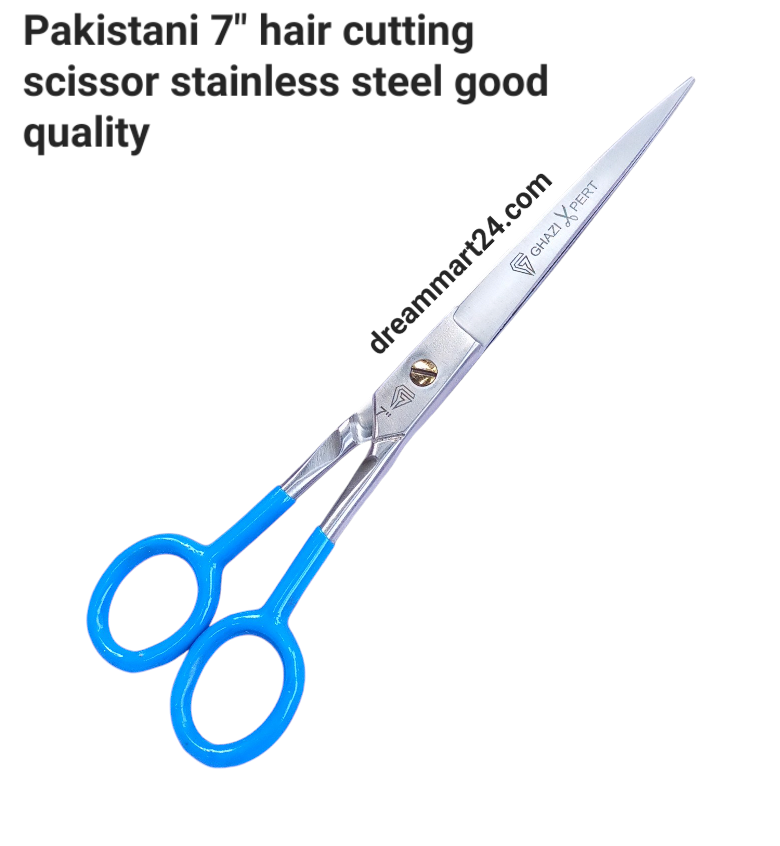 Pakistani ghazi xpart 7" hair cutting scissor stainless steel good quality