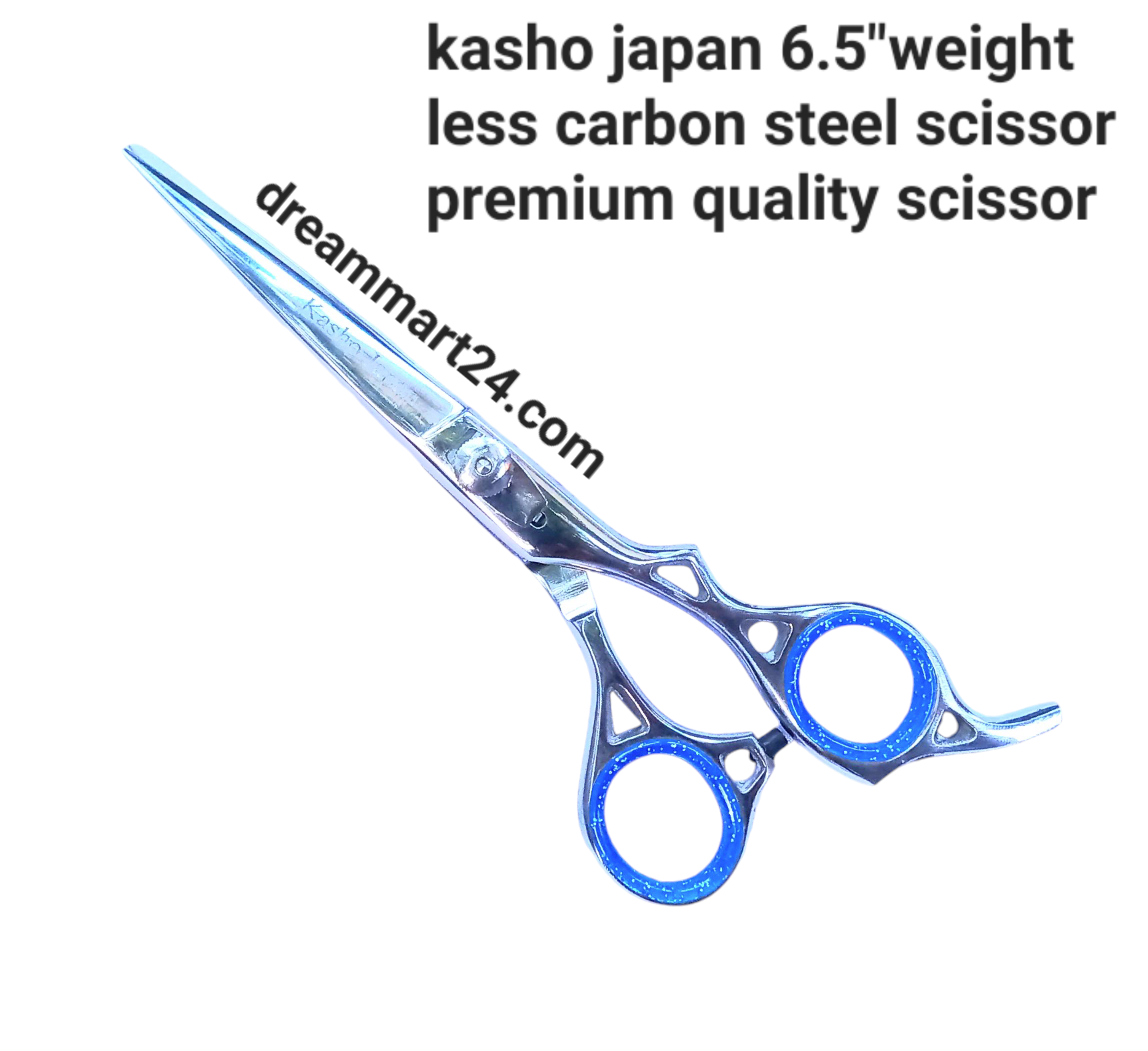 Kasho japan 6.5"weight less carbon steel scissor premium quality scissor