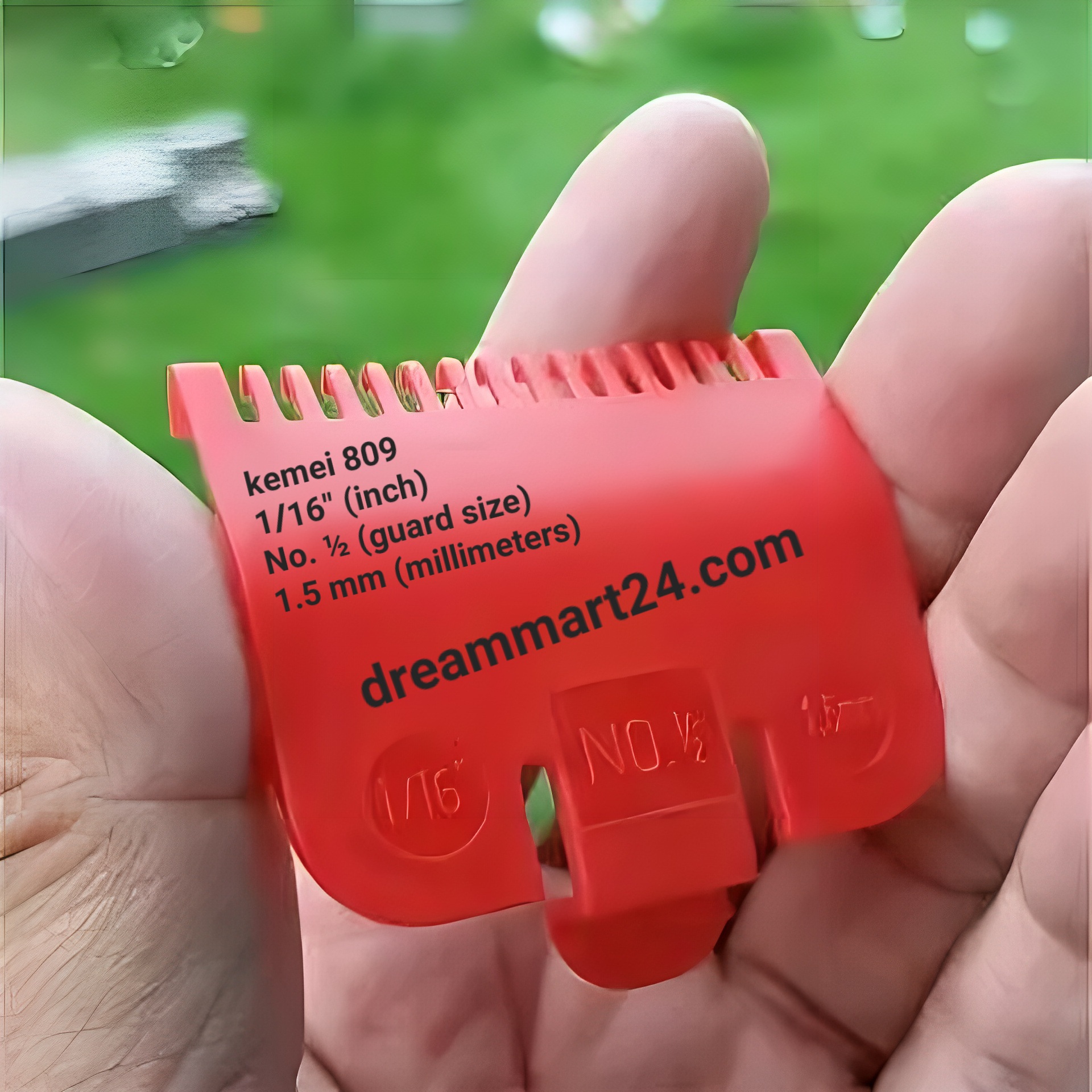 kemei 809 Hair Trimmer 1.5mm Comb/clip 1 pcs