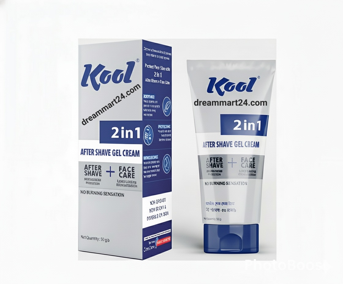 Kool 2 in 1 After Shave Gel Cream 50g