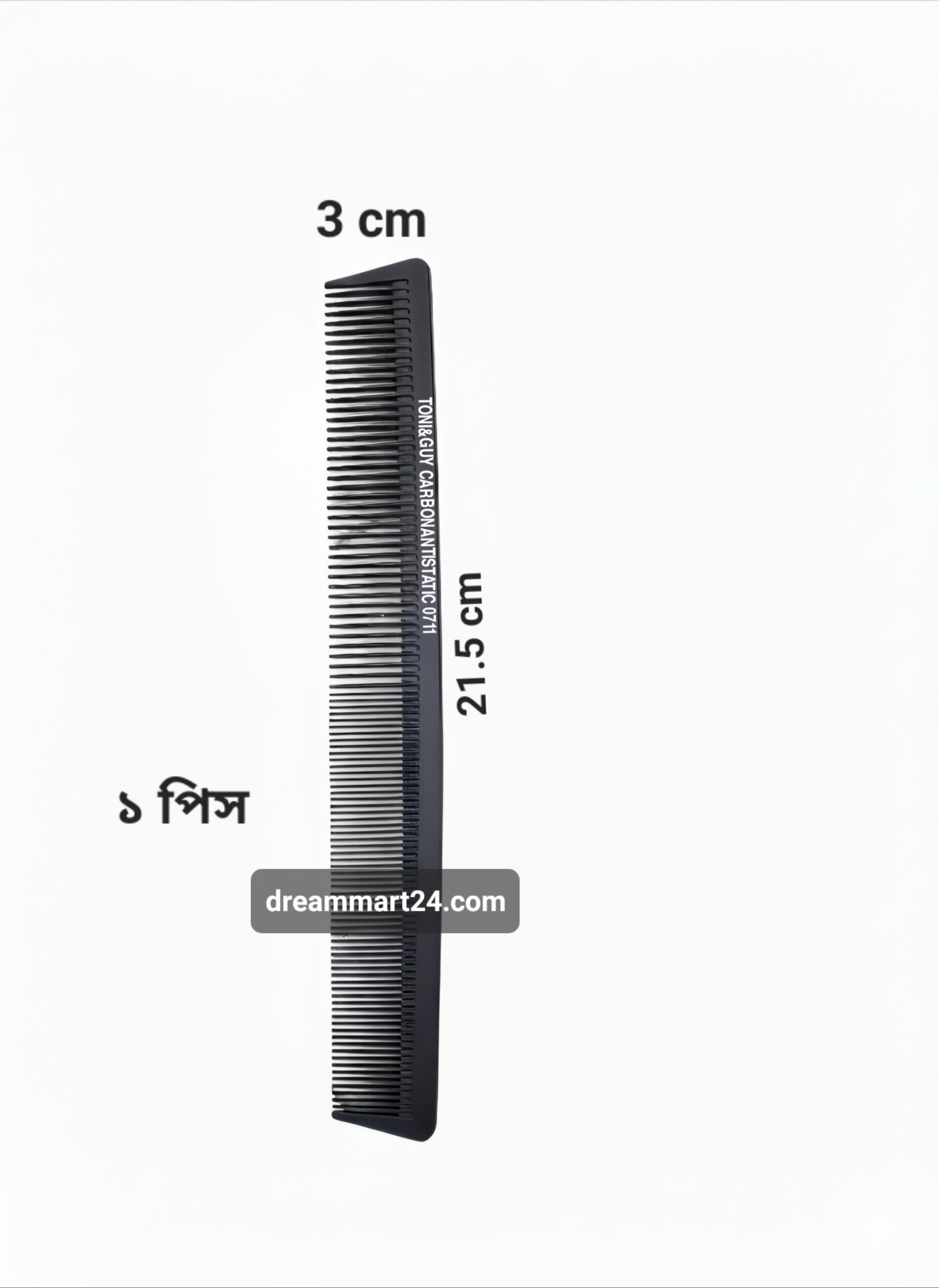 TONI&GUY Carbon Anti-Static Comb premium quality